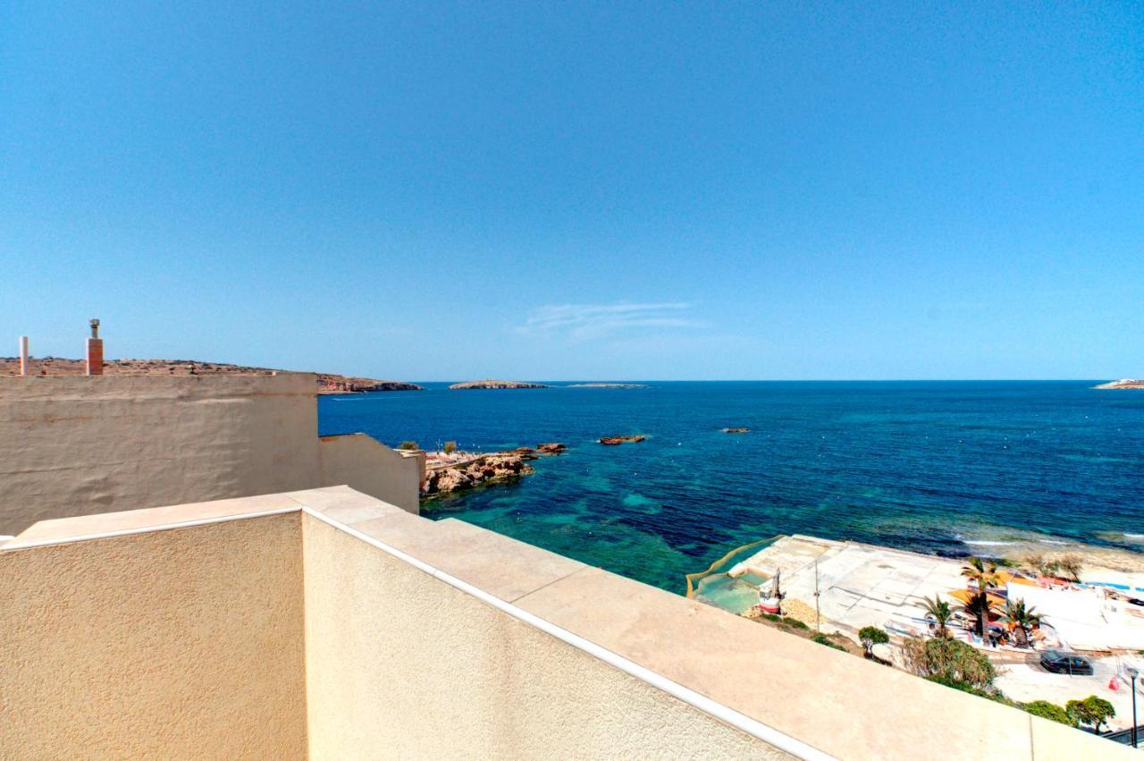Modern Seaside 2 Bedroom Apt W Spectacular Views San Pawl il-Baħar Kültér fotó